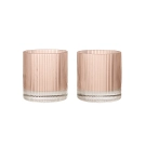 Ferm Living Ripple Tumbler Glas 2-pak Blush