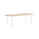 HAY Annex Table Oblong 240 x 95 cm Lacquered Oak Cream White