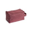 HAY Grid Wash Bag Medium Burgundy