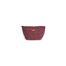 HAY Grid Pouch Small Burgundy