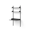 New Works Study shelf - Black Ash / Black