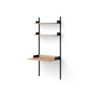 New Works Study shelf - Oak / Black