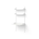 New Works Study shelf - White / White