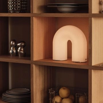 Ferm Living Vuelta Outdoor Portable Lampe White