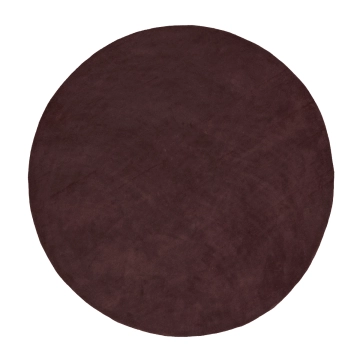 Ferm Living Stille Tufted Tæppe Ø240 Dark Pecan
