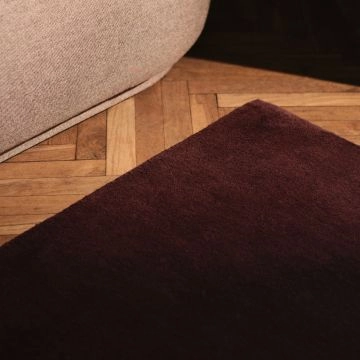 Ferm Living Stille Tufted Tæppe Dark Pecan