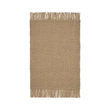 Ferm Living Udo Tæppe Tan/Black