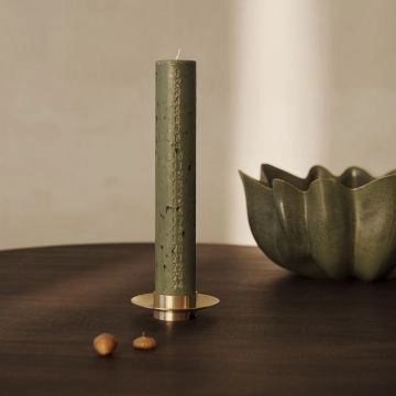 Ferm Living Mura Kalenderlys Artichoke Green