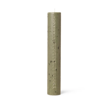 Ferm Living Mura Kalenderlys Artichoke Green