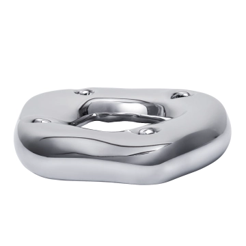 Ferm Living Bellure Ring Lysestage Silver