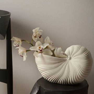 Ferm Living Shell Potte Off-white