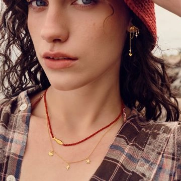 Maanesten Iluka Halskæde Guld