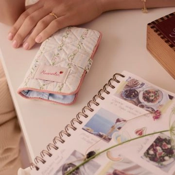 Maanesten Jewelry Clutch Summer Stripes Blue