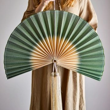 Bloomingville Jaime Vægdekoration Grøn Bambus