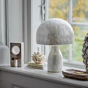 Bloomingville Adria Bordlampe Natur Mother Of Pearl