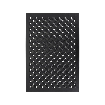 House Doctor Dørmåtte Braid Sort