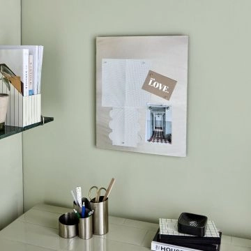 House Doctor Tavle Nema Børstet Sølvfinish