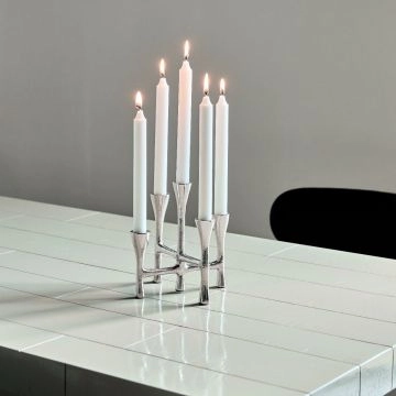 House Doctor Lysestage Tristy Sølvfinish