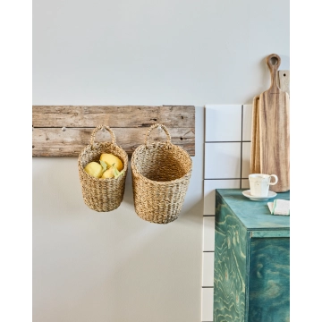 House Doctor Kurv Here Natural Sæt Af 2