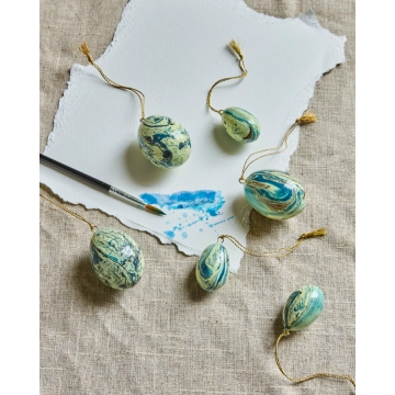 House Doctor Påskepynt Marble Blå