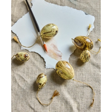 House Doctor Påskepynt Marble Gul