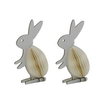 House Doctor Dekoration Rabb Råhvid