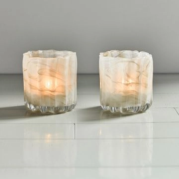 House Doctor Fyrfadsstage Curl Beige