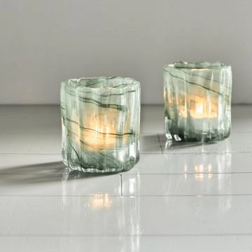 House Doctor Fyrfadsstage Curl Grøn