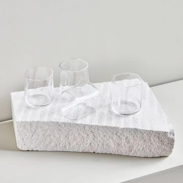 House Doctor Drikkeglas Sand Klar