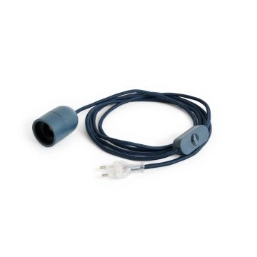 HAY Common Table Cord Set Anthracite Blue