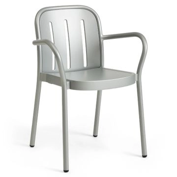 HAY Deville Armchair Silver Grey
