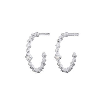 Maanesten Arlette Øreringe Sølv