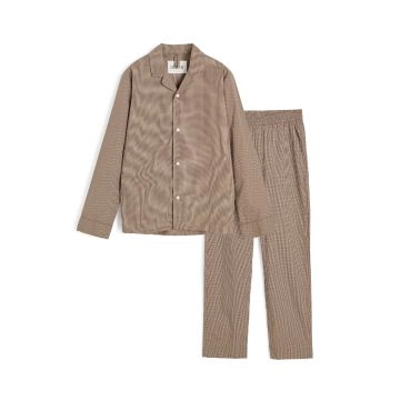 Aiayu Classic Pyjamas Check Mix Fossil