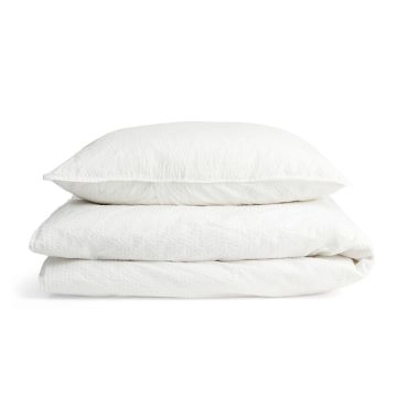 Aiayu Sengetøj Seersucker White 140x220 cm