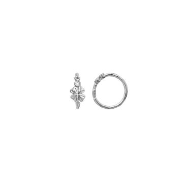 Maanesten Edin Øreringe Sølv