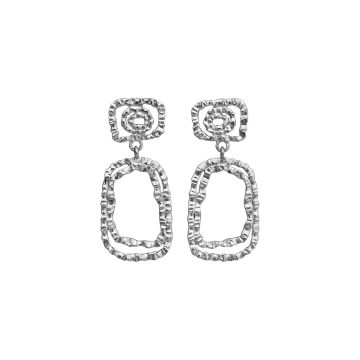 Maanesten Eili Øreringe Sølv