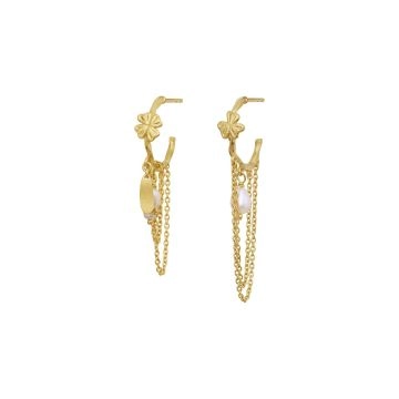 Maanesten Inara Øreringe Guld