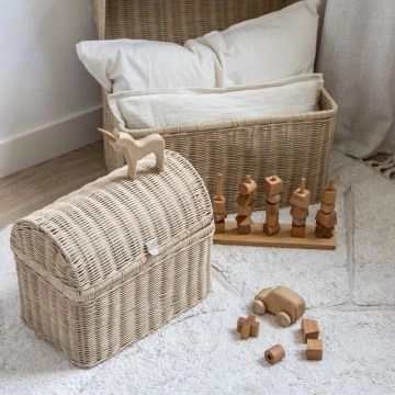 Kas Kopenhagen Raffia Kurvesæt Sand