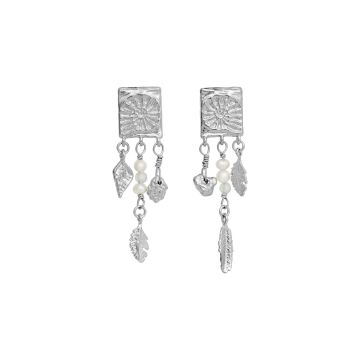 Maanesten Liz Øreringe Sølv