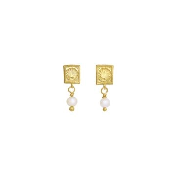 Maanesten Lomi Øreringe Guld