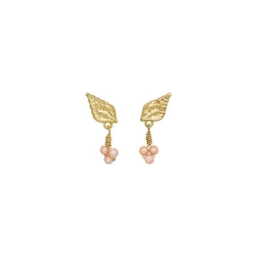 Maanesten Olina Øreringe Guld