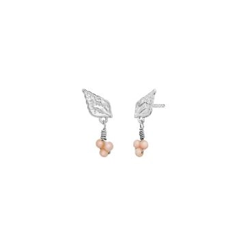 Maanesten Olina Øreringe Sølv