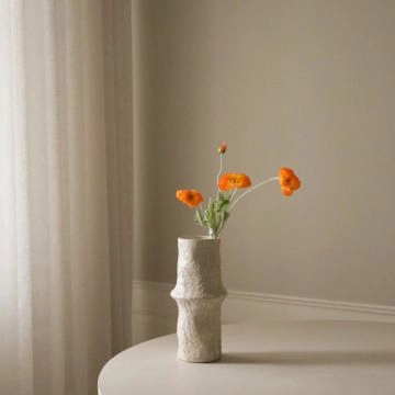 Botané Valmue Flower Light Orange