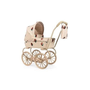 Konges Sløjd Minnie Tulle Dukkebarnevogn Strawberry