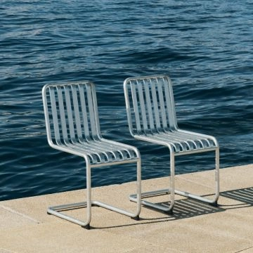 HAY Palissade Cantilever Chair Hot Galvanised Steel