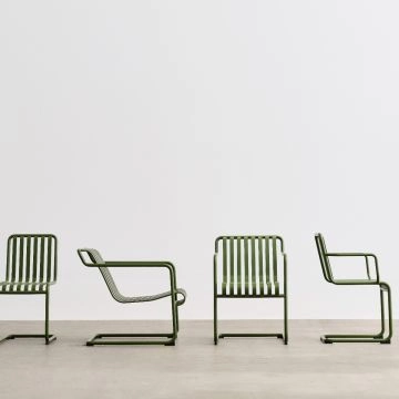 HAY Palissade Cantilever Armchair Olive