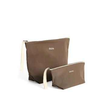 Aiayu Pouch Heavy Poplin Earth