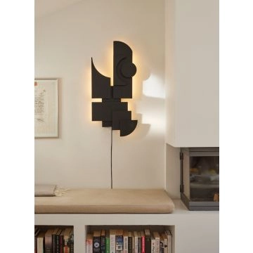 Please Wait To Be Seated Totem Deco Lampe Black