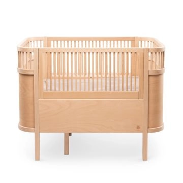 Sebra Baby og Junior Seng Wooden Edition