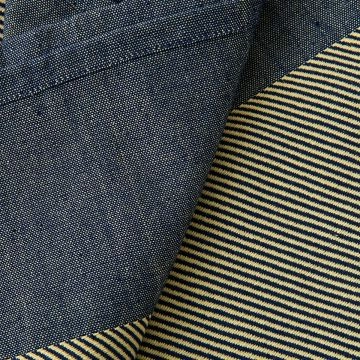 Studio About Throw Yellow/Dark Blue